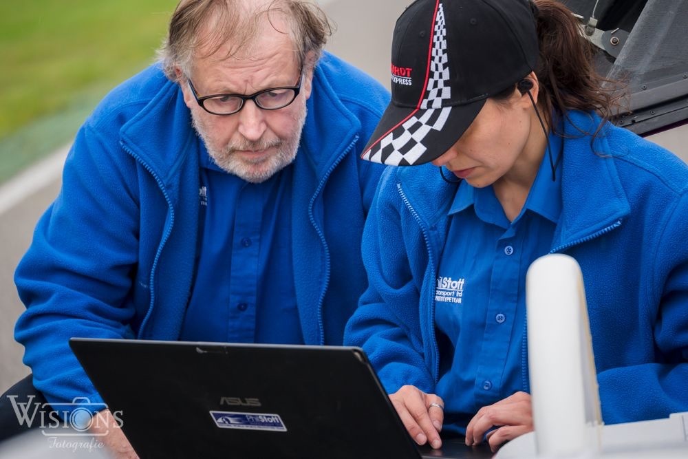Phil Stott and team member