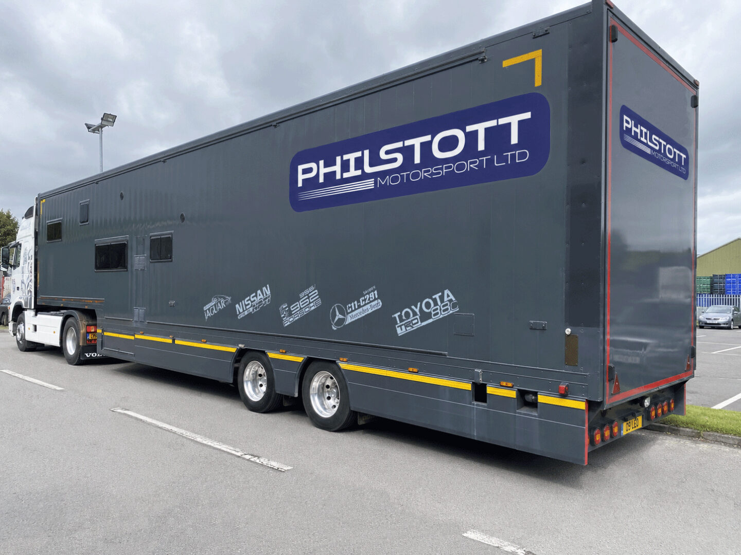 phill stott race car transport